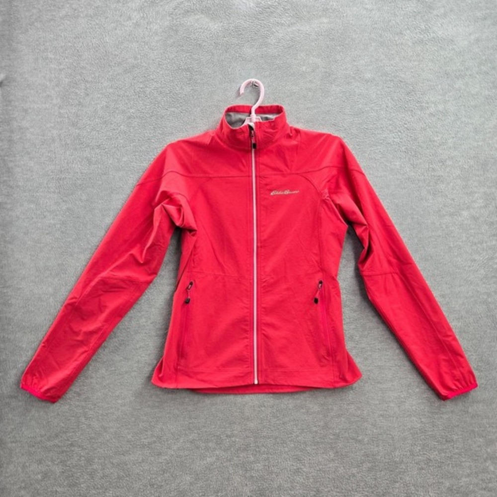 Eddie Bauer Women Jacket XS Red Ascent Long Sleeve Pockets Full Zip